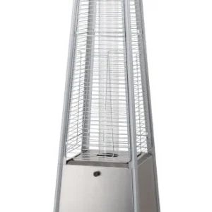 Terasový ohrievač PYRAMÍDA nerez